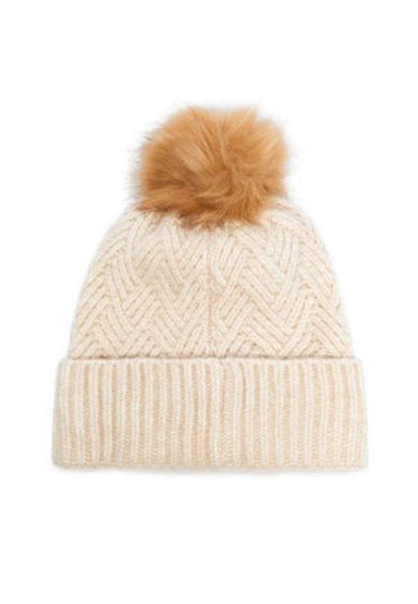 only - ONLY Czapka Kate 15297982 Biały. Kolor: biały. Materiał: poliester