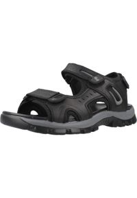 CORONEL TAPIOCA - Sandały CORONEL TAPIOCCA T220 1 Czarny. Kolor: czarny. Materiał: skóra, tkanina. Sezon: lato #1