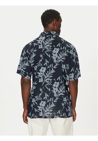 TOMMY HILFIGER - Tommy Hilfiger Koszula Bowling Shirt Print UM0UM03227 Granatowy Regular Fit. Kolor: niebieski. Materiał: syntetyk. Wzór: nadruk #3