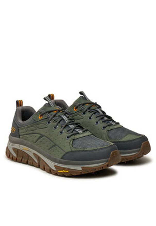 skechers - Skechers Sneakersy Arch Fit Road Walker 237488/GRN Szary. Kolor: szary. Materiał: skóra