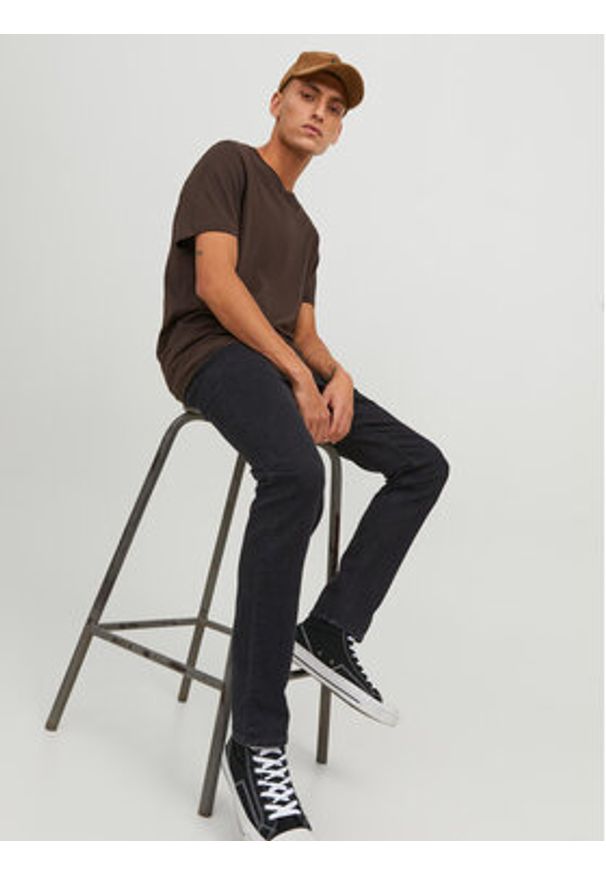 Jack & Jones - Jack&Jones Jeansy 12246949 Czarny Slim Fit. Kolor: czarny