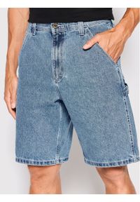 Vans Szorty jeansowe Drill Chore VN0A7S4S Niebieski Loose Fit. Kolor: niebieski. Materiał: bawełna, jeans #1