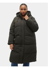 Vero Moda Curve Płaszcz zimowy 10301538 Zielony Regular Fit. Kolor: zielony. Materiał: syntetyk. Sezon: zima #3