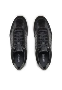 Geox Sneakersy U Wells C U52T5C 022ME C9B4N Czarny. Kolor: czarny. Materiał: zamsz, skóra #3