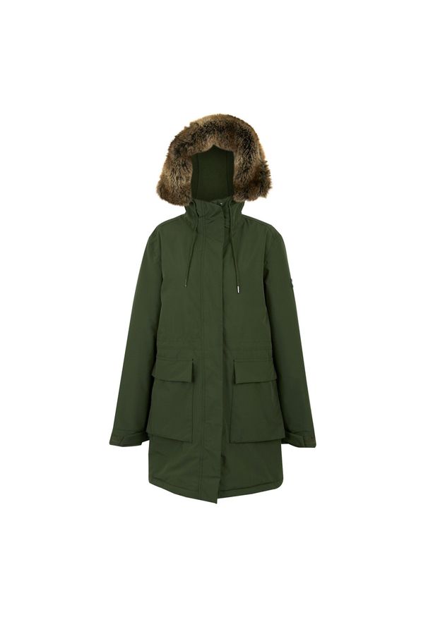 Regatta - Kurtka Wodoodporna Ocieplana Damska Sabinka. Kolor: zielony. Sport: turystyka piesza