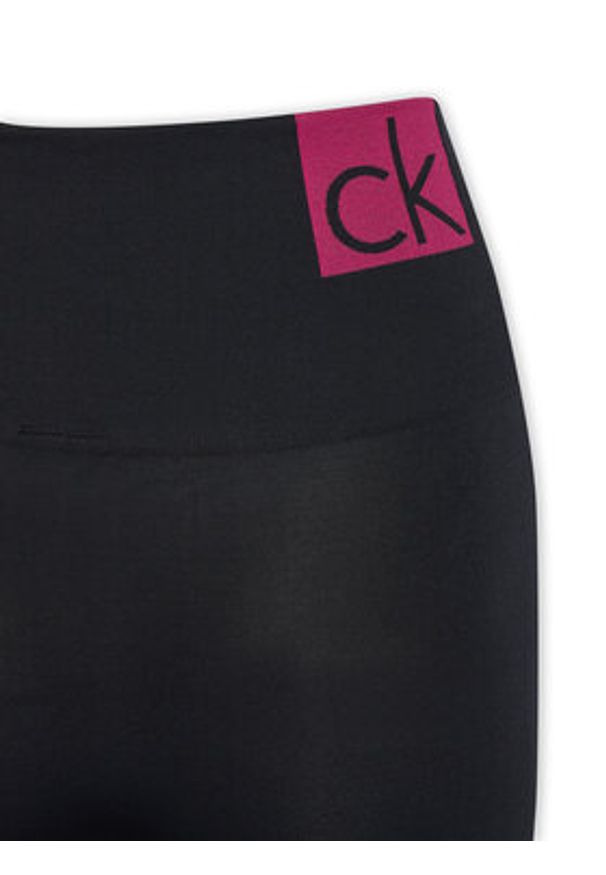 Calvin Klein Legginsy 701233681 Czarny Slim Fit. Kolor: czarny. Materiał: syntetyk