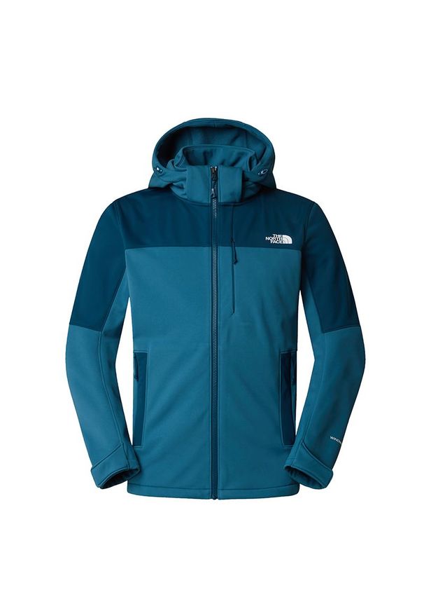 Kurtka The North Face Diablo Softshell 0A7ZFS7BI1 - niebieska. Kolor: niebieski. Materiał: softshell. Sport: turystyka piesza