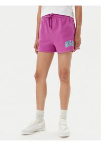 GAP - Gap Szorty sportowe 769323-07 Różowy Regular Fit. Kolor: różowy. Materiał: bawełna