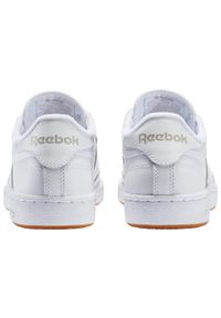 Buty do chodzenia damskie Reebok Club C 85. Kolor: brązowy, wielokolorowy, zielony, biały. Materiał: skóra. Model: Reebok Club. Sport: turystyka piesza