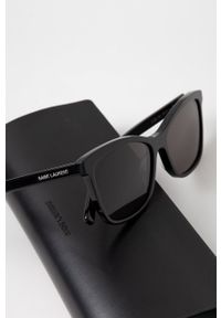 SAINT LAURENT - Saint Laurent okulary przeciwsłoneczne damskie kolor czarny. Kolor: czarny #2