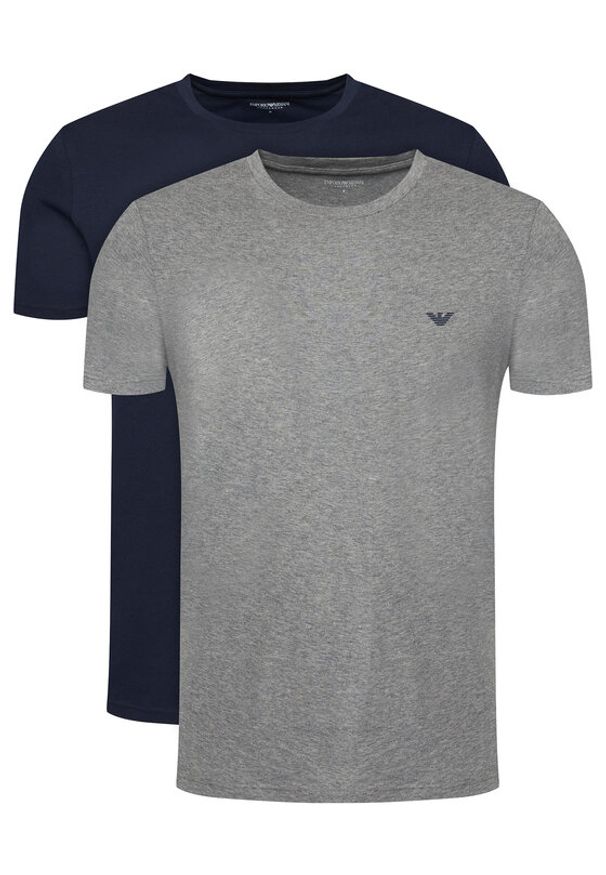 Emporio Armani Underwear Komplet t-shirtów EM000391 AF10776 M8098 Kolorowy Regular Fit. Materiał: bawełna. Wzór: kolorowy