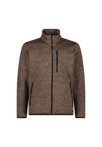 Polar zapinany na całej długości CMP. Kolor: brązowy. Materiał: polar. Sport: turystyka piesza #1