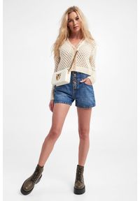 Pinko - Szorty Garrito PINKO. Materiał: jeans. Wzór: aplikacja