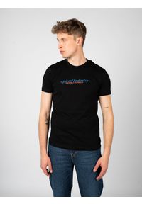 Diesel T-shirt "T-Diegor" | A12754-RPATI | Mężczyzna | Czarny. Okazja: na co dzień. Kolor: czarny. Materiał: bawełna. Wzór: nadruk. Styl: klasyczny, elegancki, casual #5