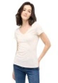 Damski T-Shirt Mustang Style Beverly Whisper White 1016139 2013 #4