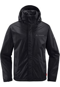 Kurtka przeciwdeszczowa męska Vaude Escape Light Jacket. Typ kołnierza: kaptur. Kolor: czarny
