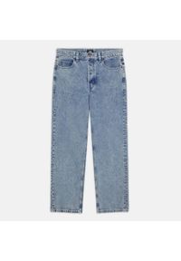 Spodnie Dickies Thomasville Denim niebieski marmur. Kolor: niebieski. Materiał: denim. Sport: skateboard #1