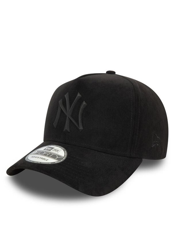 New Era Czapka z daszkiem New York Yankees Faux Suede 60580814 Czarny. Kolor: czarny. Materiał: poliester, materiał