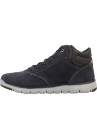 Buty Geox Model J Xunday B.a Kolor Niebieski. Kolor: czarny, niebieski, wielokolorowy. Materiał: tkanina. Sport: turystyka piesza