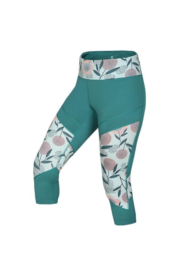 OCUN - Legging kobieta Ocun Rhea 3/4 green. Kolor: zielony