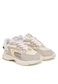 Lacoste Sneakersy L003 Neo 51SMA0044 Écru. Kolor: kremowy. Materiał: skóra, zamsz #4