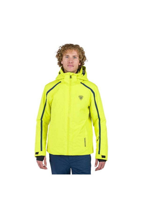 Kurtka Narciarska Rossignol męska Saluver JKT zielona. Kolor: zielony. Sezon: zima. Styl: wakacyjny