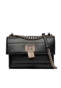 DKNY Torebka Evie Sm Flap Cbody R41ERC64 Czarny. Kolor: czarny. Materiał: skórzane
