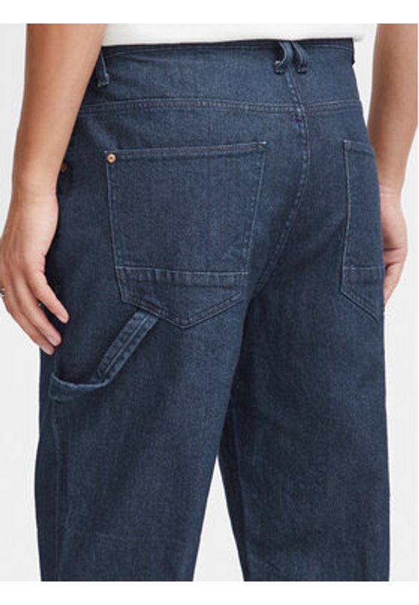 Blend Jeansy 20716419 Granatowy Relaxed Fit. Kolor: niebieski