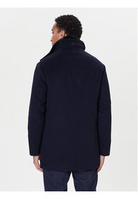 PAUL & SHARK - Paul&Shark Płaszcz wełniany 15312418 Granatowy Regular Fit. Kolor: niebieski. Materiał: kaszmir #3