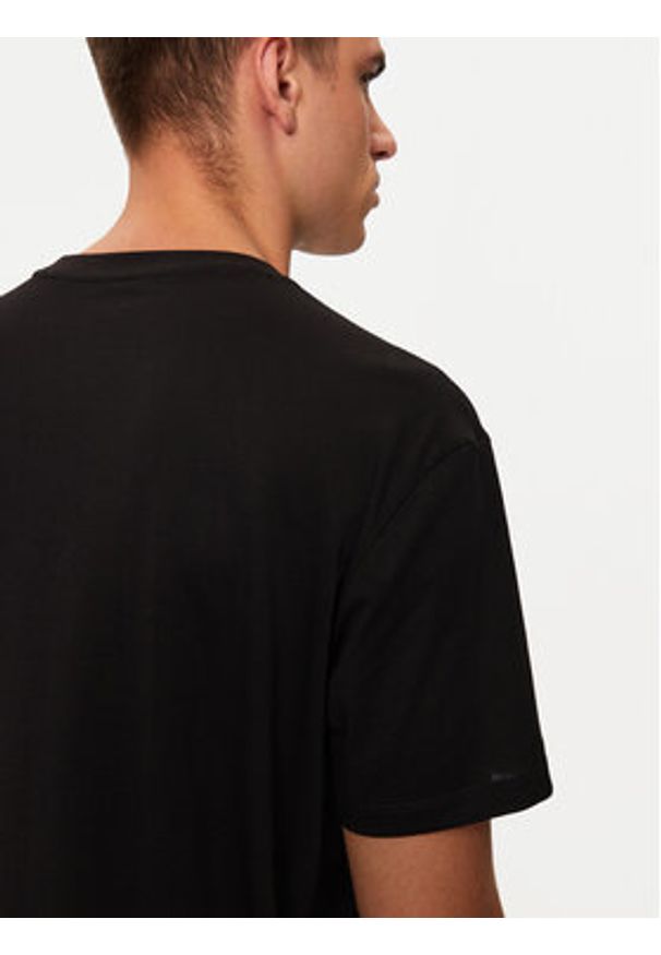 Armani Exchange T-Shirt XM000058 AF10356 UC001 Czarny Regular Fit. Kolor: czarny. Materiał: bawełna