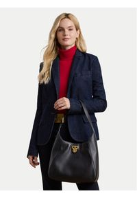 Lauren Ralph Lauren - LAUREN RALPH LAUREN Torebka Large Tanner Shoulder Bag 431956790002 Czarny. Kolor: czarny. Materiał: skórzane #1