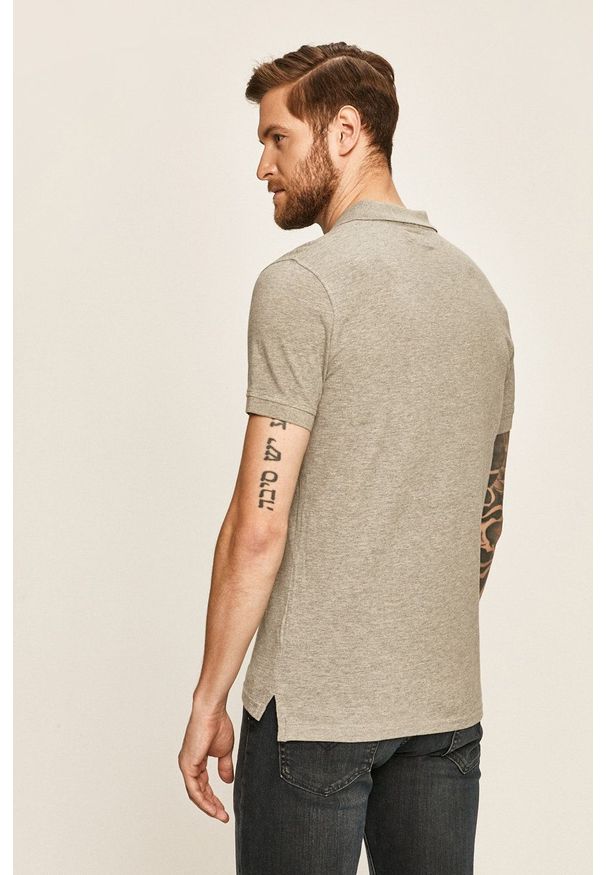 Pepe Jeans - Polo. Okazja: na co dzień. Typ kołnierza: polo. Kolor: szary. Materiał: dzianina. Długość: krótkie. Styl: casual