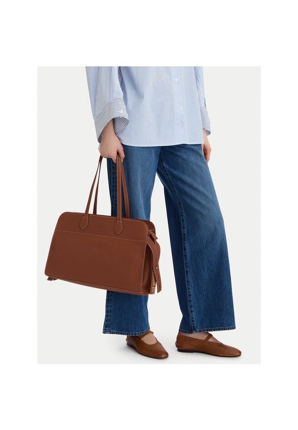 Love Moschino - Torebka LOVE MOSCHINO. Kolor: brązowy