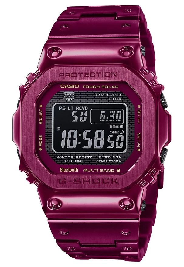 G-Shock - Zegarek Męski G-SHOCK G Steel Full Metal Limited Edition G-STEEL PREMIUM GMW-B5000RD-4ER. Rodzaj zegarka: cyfrowe. Styl: sportowy