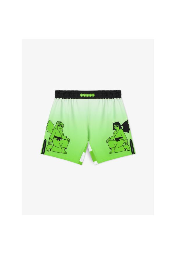MANTO spodenki TWO SIDES zielone. Kolor: zielony. Długość: krótkie. Sezon: lato