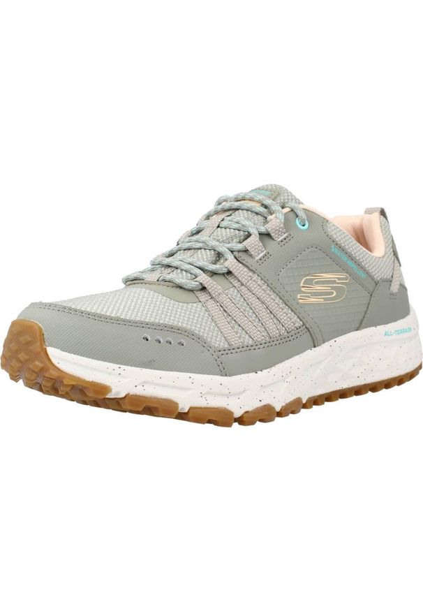 skechers - Tenisówki Skechers Model Escape Plan Kolor Zielony. Kolor: zielony. Materiał: syntetyk, tkanina, skóra. Model: Skechers Sport. Sport: turystyka piesza