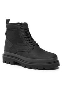 Clarks Trapery Badell Hi 261734227 Czarny. Kolor: czarny. Materiał: nubuk, skóra #4