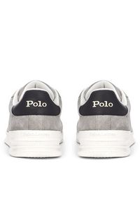 Polo Ralph Lauren Sneakersy Heritage Court 809955691002 Szary. Kolor: szary. Materiał: skóra, zamsz