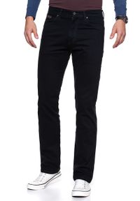 Wrangler - WRANGLER SPODNIE MĘSKIE ARIZONA STRETCH NAVY W12OZ2114. Okazja: na co dzień. Materiał: materiał, tkanina. Styl: casual, wizytowy