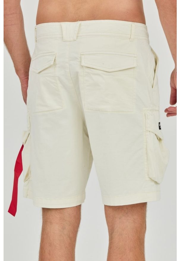 Aeronautica Militare - AERONAUTICA MILITARE Beżowe męskie shorty Crew Chief, Rozmiar 50. Kolor: beżowy