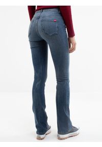 Big-Star - Spodnie jeans damskie Adela Bootcut 321. Stan: podwyższony. Kolor: niebieski