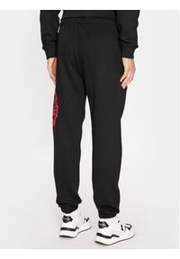 Just Cavalli Spodnie dresowe 75OAAG02 Czarny Regular Fit. Kolor: czarny. Materiał: bawełna #2