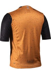 Koszulka rowerowa dziecięca LEATT Jersey MTB Enduro 3.0 Junior. Kolor: czerwony, brązowy, wielokolorowy. Materiał: jersey. Sport: kolarstwo