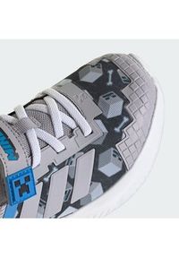 Adidas - adidas Sneakersy Minecraft Fortarun 4.0 JR1945 Szary. Kolor: szary. Materiał: materiał #4