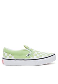 Vans Tenisówki Classic Slip-On VN000D0JE2Y1 Zielony. Zapięcie: bez zapięcia. Kolor: zielony. Materiał: materiał