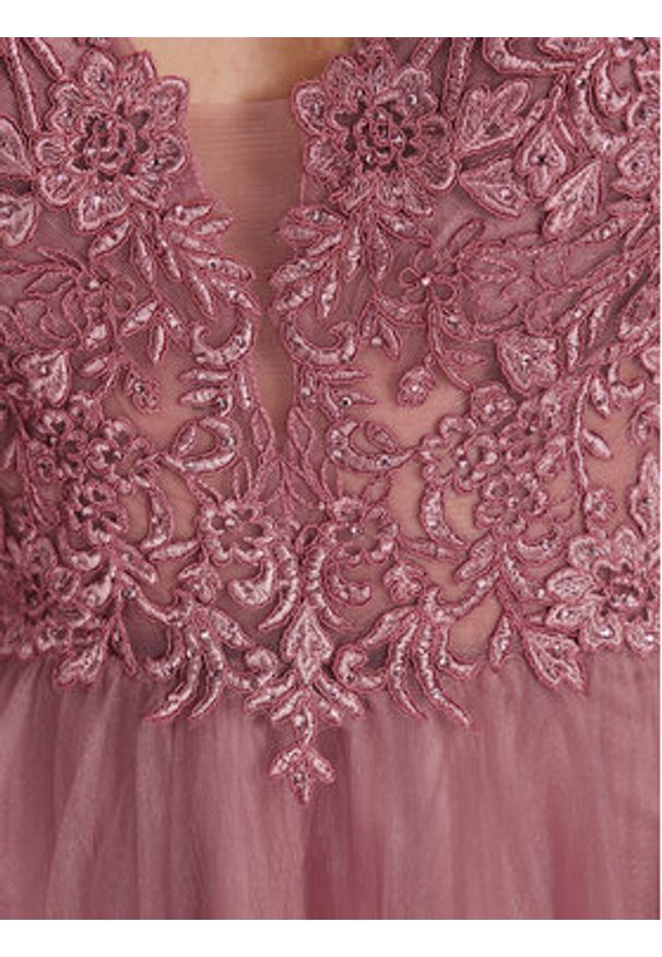 Hey Kyla Sukienka wieczorowa 5AG017HK Różowy Regular Fit. Kolor: różowy. Materiał: syntetyk. Styl: wizytowy