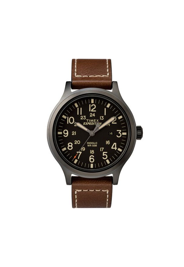 Timex Zegarek Expedition Scout TW4B11300 Brązowy. Kolor: brązowy