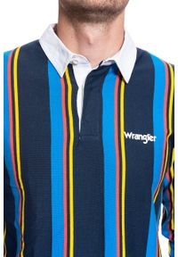 Wrangler - WRANGLER LS RUGBY POLO NAVY W7E5GB114. Typ kołnierza: polo #5