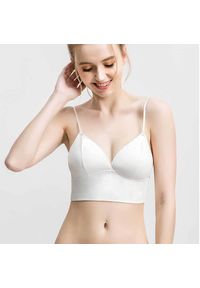 Intica - Biustonosz z wycięciem na plecach do codziennego noszenia Lieselore. Kolor: biały. Materiał: tkanina #1