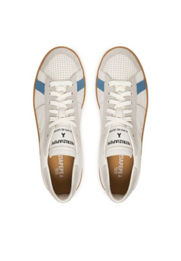 Patrizia Pepe Sneakersy 2Z0064/L150-FF75 Biały. Kolor: biały. Materiał: skóra